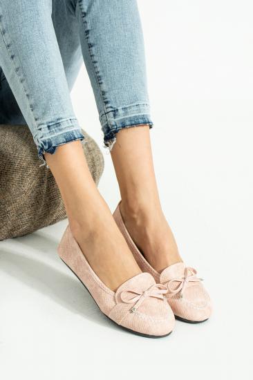 STOCON Kadın Günlük Babet  Rahat Taban Denim Kumas Anne Ayakkabısı STC382