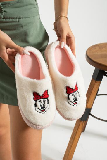  Mini Mouse Kadın Ev Terliği Kız Çocuk Ev Terliği Kaydırmaz Taban 