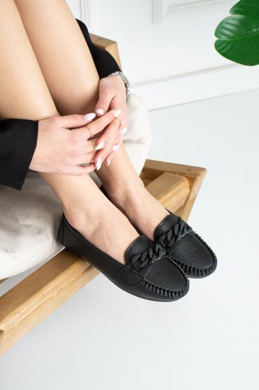 STOCON Kadın Babet Hafif Rahat Taban Deri Cilt Anne Ayakkabısı STC365